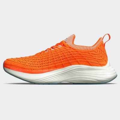 Pre-owned Apl Athletic Propulsion Labs Apl Women's Techloom Zipline Running Shoes In Molten/pristine/ribbed - Size 7