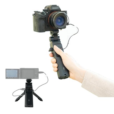 JJC Wired Remote Shooting Grip Mini Tripod for Sony ZV-1 RX100 III IV V VA VI