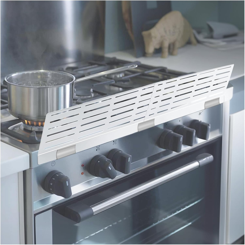 Adjustable Child Safety Stove Guard - Heavy-Duty Heat- Resistant Child Proof Stove Guard That Protects from Burns and Scalds 17”-34”