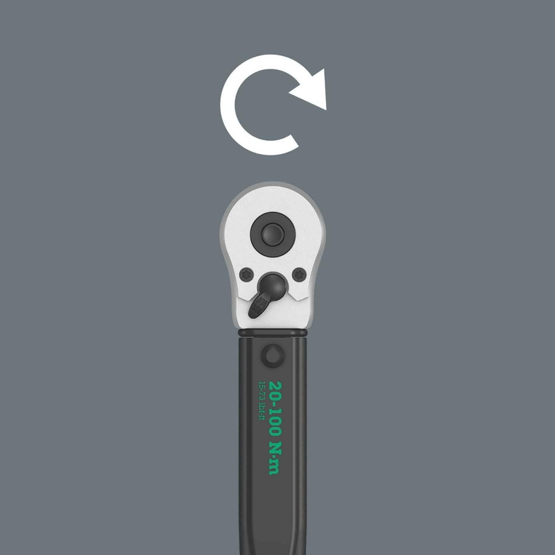 Wera - 5075611001 "Click-Torque B 2 Torque Wrench with Reversible Ratchet, 3/8""