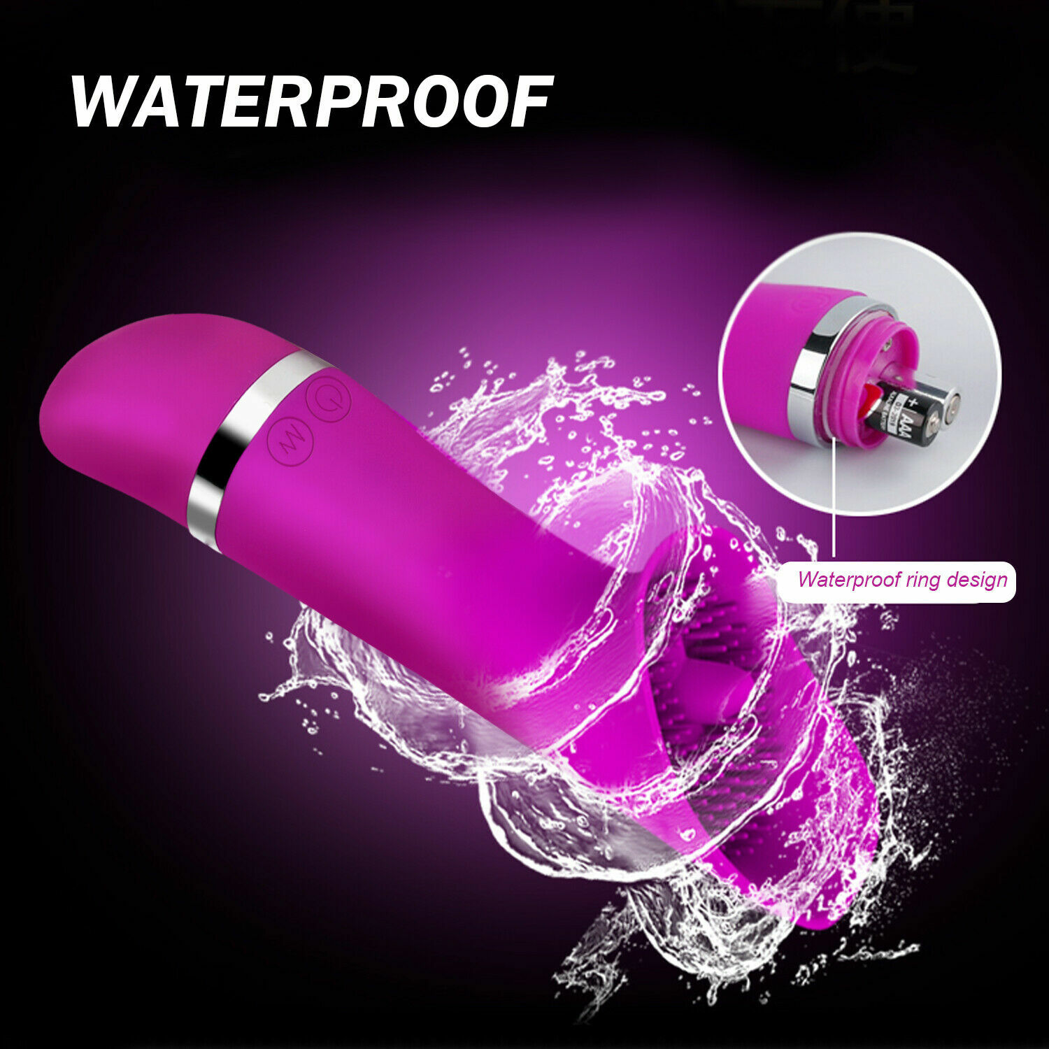 Vibrating Clit Licking Vibrator Tongue Licker Oral Sex Toy 30 Settings - Picture 6 of 10