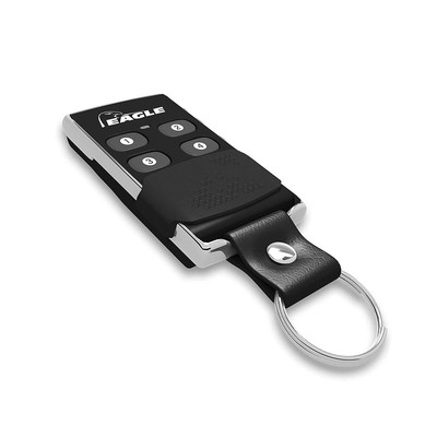 Eagle Chrome Series 4 Button Keychain Remote/Transmitter EG644 with Eagle Chr...