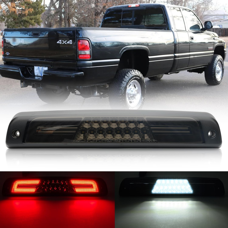 Led Third Brake Light for 1994-2001 Dodge Ram 1500 2500 3500 Pickup Red LED 3rd