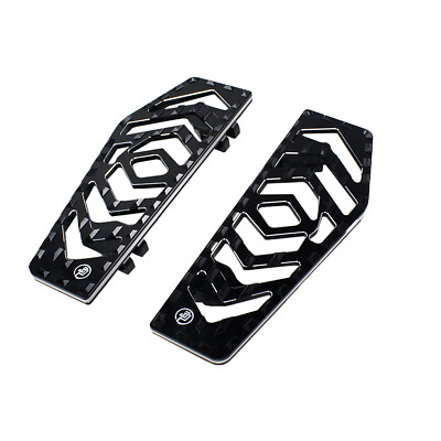 Black Big Rider's Footboard Floorboards for Harley Dyna Switchback FLD 2012-2016