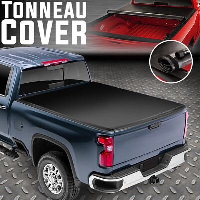 ДЛЯ 20-23-ЛЕТНЕЙ КРОВАТИ SILVERADO SIERRA FLEETSIDE ВЫСОТОЙ 6,9 ФУТОВ МЯГКОЕ ВИНИЛОВОЕ РУЛОННОЕ ПОКРЫВАЛО TONNEAU