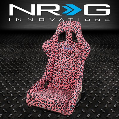 КОВШЕОБРАЗНОЕ ГОНОЧНОЕ СИДЕНЬЕ NRG PRISMA VEGAN MICRO FIBER SAVAGE CHEETAH С ФИКСИРОВАННОЙ СПИНКОЙ БОЛЬШОГО РАЗМЕРА