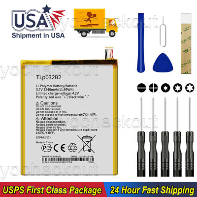 For T-Mobile Alcatel pixi 7 9006W Replacement Battery TLp032B2 Tool