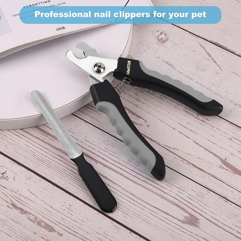 Professional Pet Nail Clipper & Trimmers with Safety Guard 2 in 1 pack