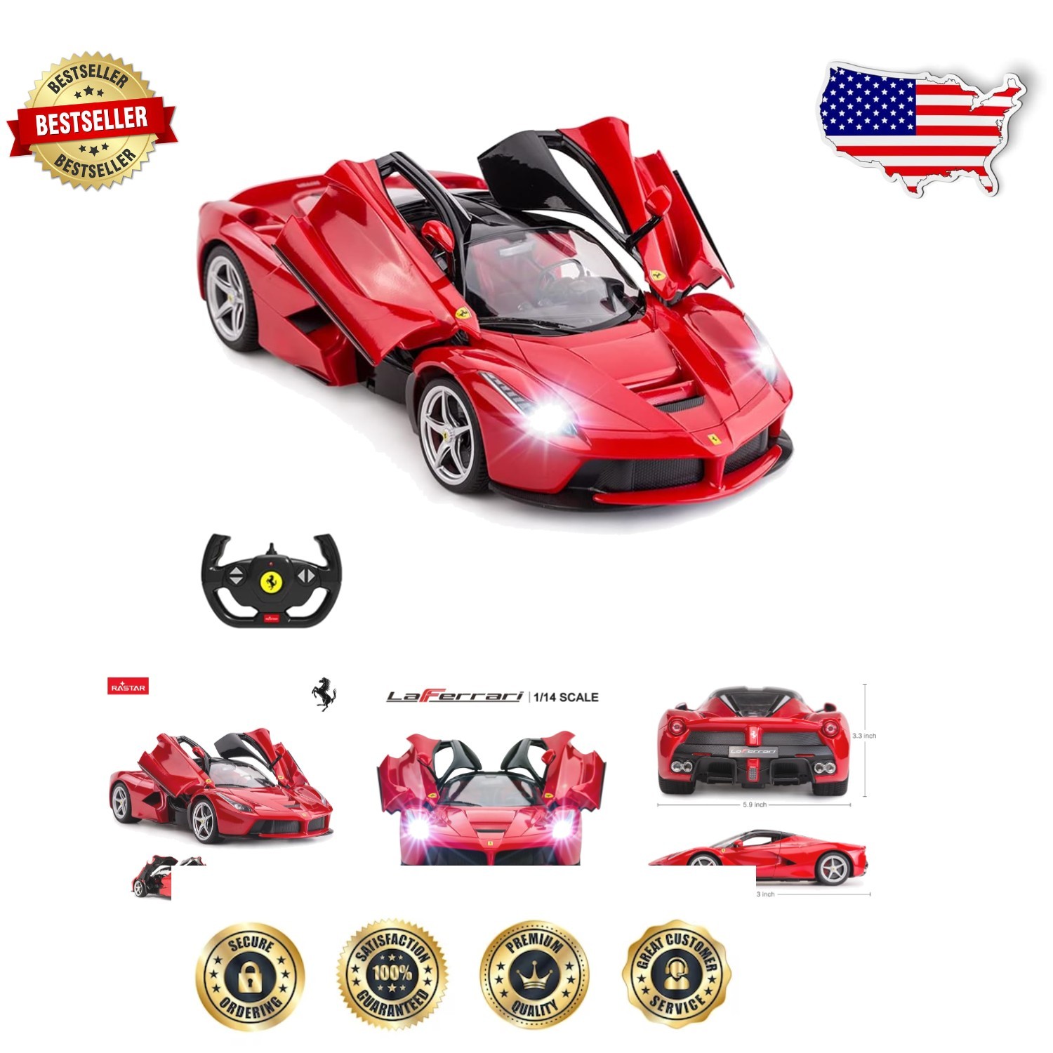 フェラーリ ラジコン 1/14 Scale Ferrari Amazon.com: Radio Remote Control 1/14 Scale Ferrari F40