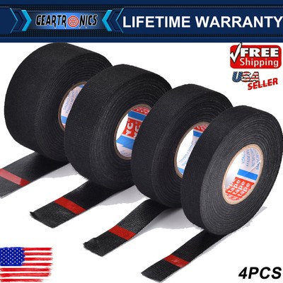 4 Rolls Cloth Tape Wire electrical wiring harness car auto suv truck 19mm*15m