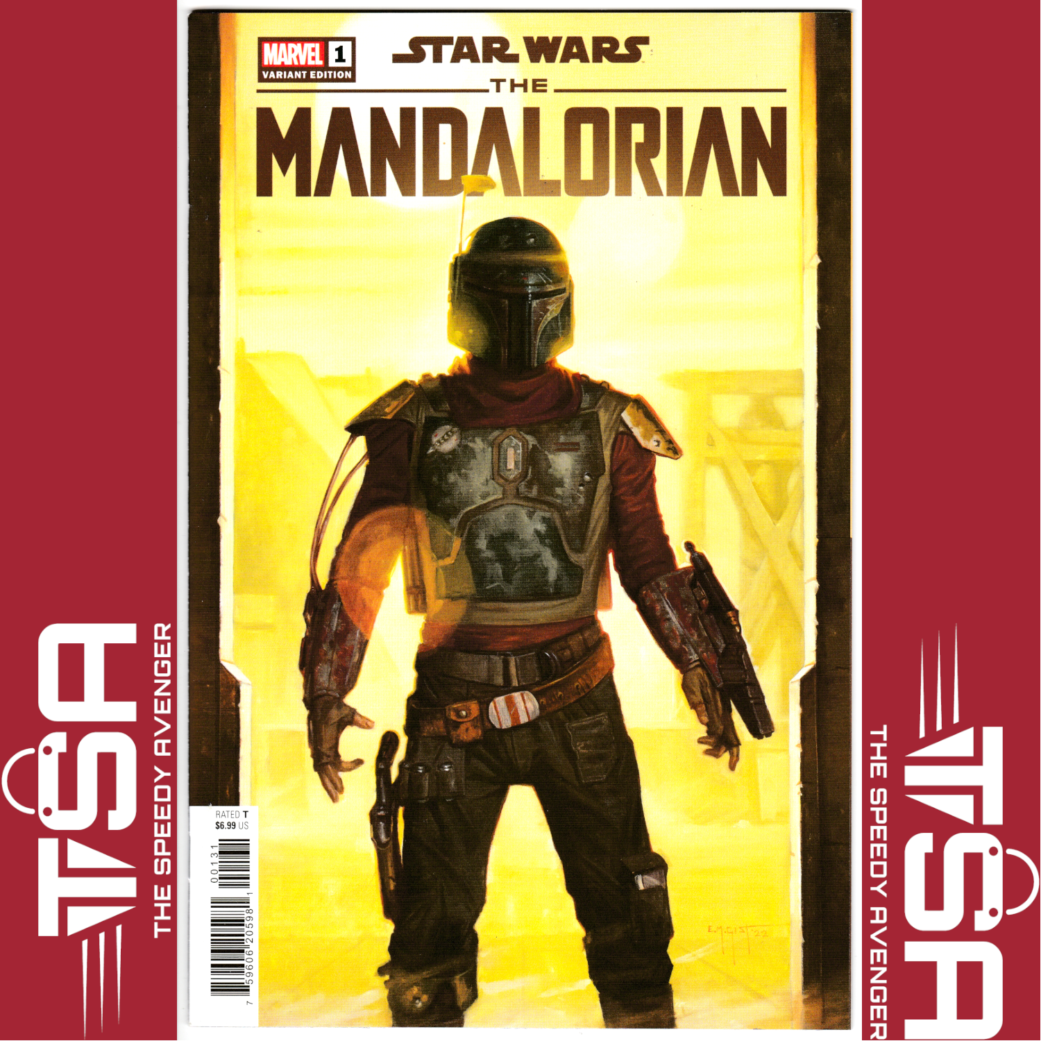 STAR WARS THE MANDALORIAN #1 (Vol 2) E.M. Gist Variant First App Cobb Vanth!!