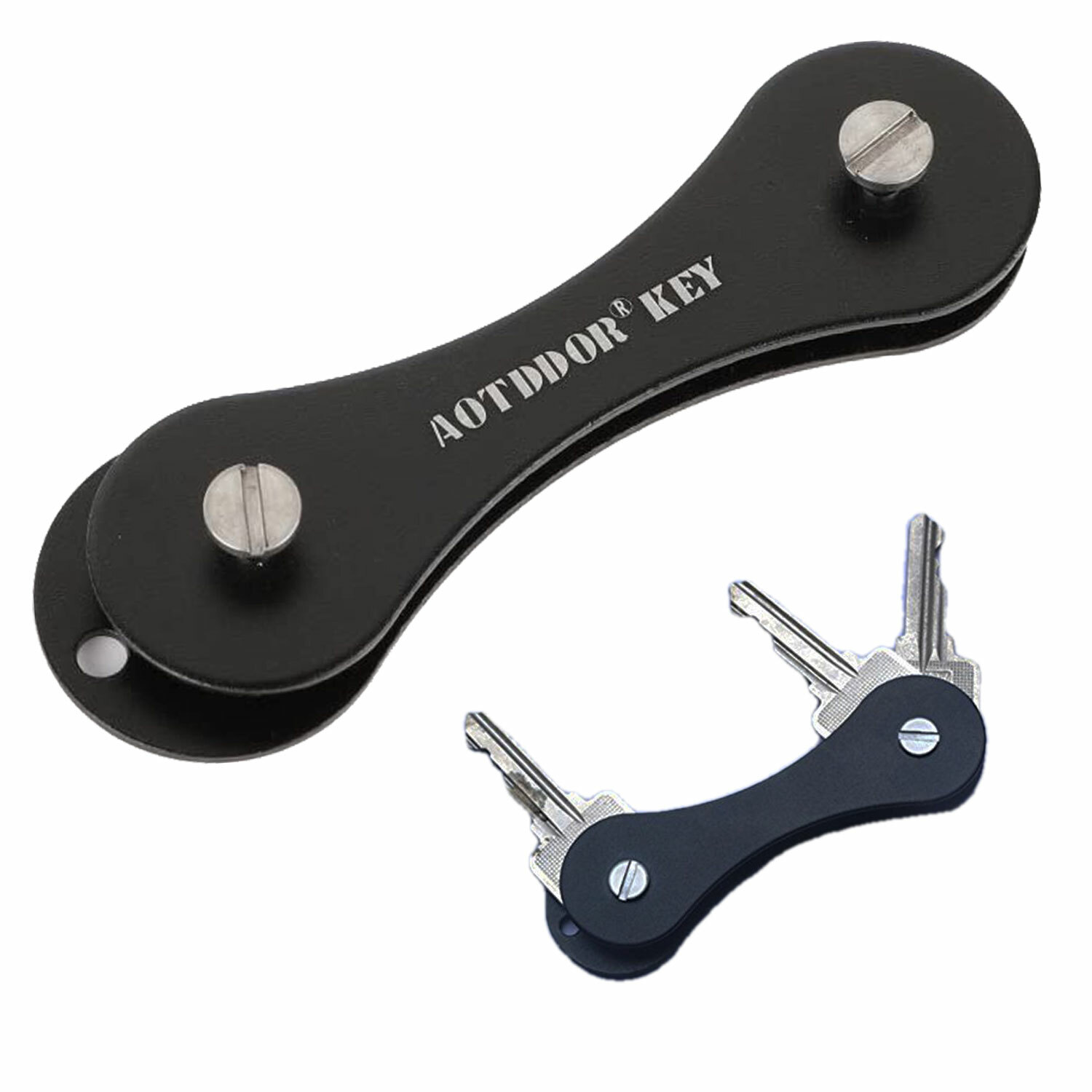 Smart Folding Key Organizer Holder Keyring Pocket Keychain EDC Multi