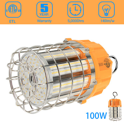 100W LED Temporary Work Light 5000K ETL Liste for Building Construction Jobsite