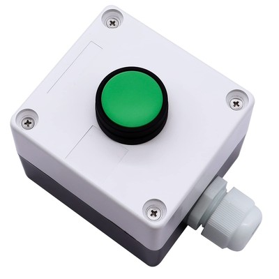 Momentary Push Button Switch Station Box Exit Button Switch ABS Weatherproof
