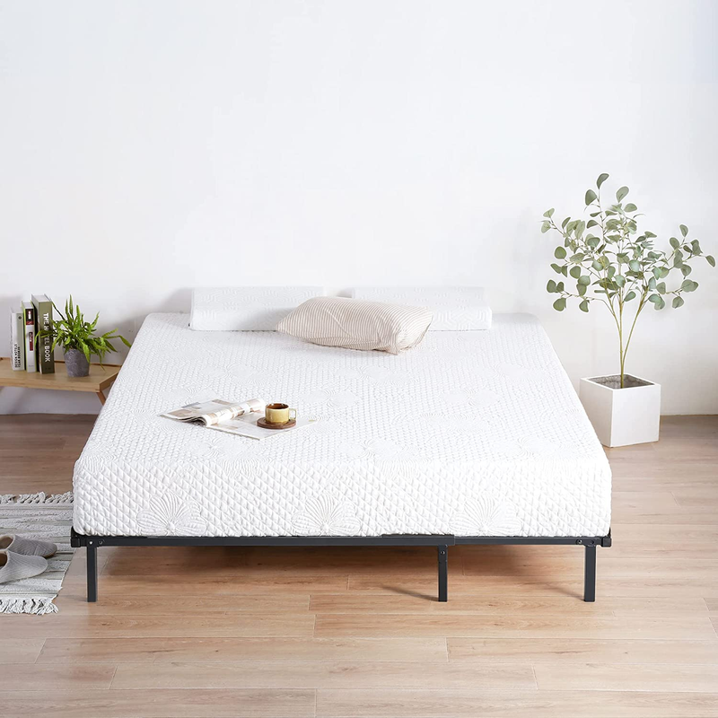 7 Inch Dura Metal Compact Steel Bed Frame, Adjustable for Fu