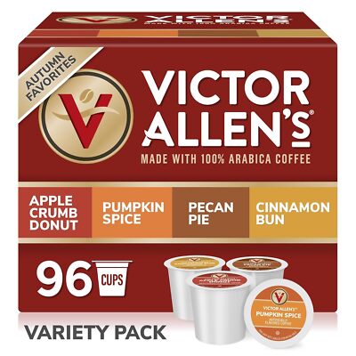 Victor Allen for K-Cup Keurig 2.0 Brewers, Coffee Single Serve Coffee Pods, Autu