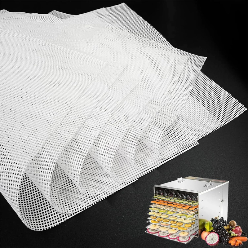 6 Pieces Silicone Dehydrator Sheets,Non-Stick Silicone Dehydrator Mats,40 X 30Cm
