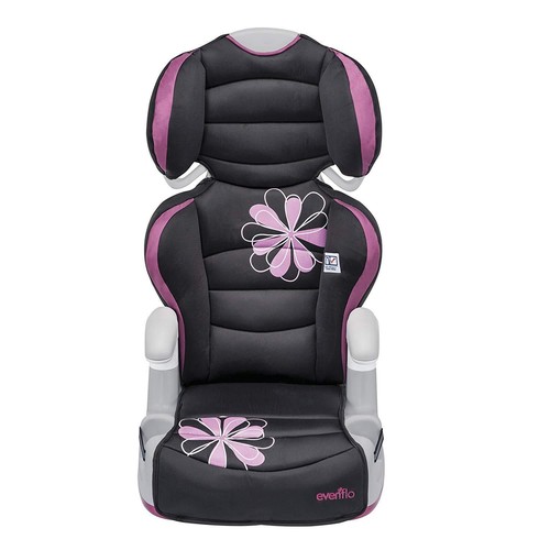 Kid Booster Car Seat Durable Comfortable High Back With Dual Cup Holder Carrissa