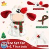 Doll Clothes 17cm/15cm Outfit Set Party Clothes High-End Fashion Outfits Suitable Accessories Christmas Cloak Halloween Premium Clothing 5.91-6.7 inch (No Doll) (LBB-261)