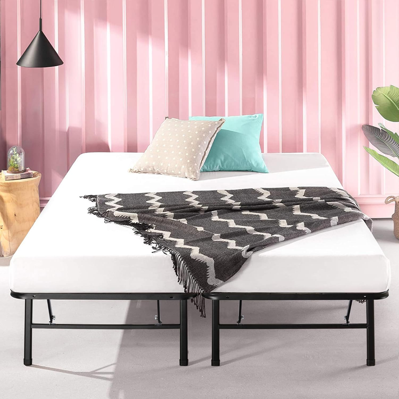 Queen Bed Frame - 14 inch SmartBase Metal Bed Frame with Steel Slat Support, Box