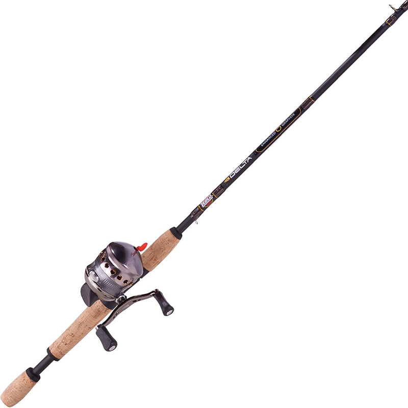 Zebco Delta Spincast Reel and Fishing Rod Combo, Instant Ant