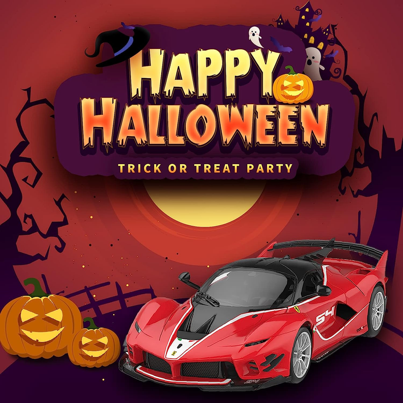 ZMZ Ferrari 1/18 Scale RC Car DIY Kits to Build, 2.4G Ghz Ferrari FXX EVO Model