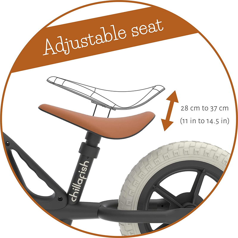 Charlie Family, 10 Inch or 12 Inch Balance Bike with Nice Extra Features