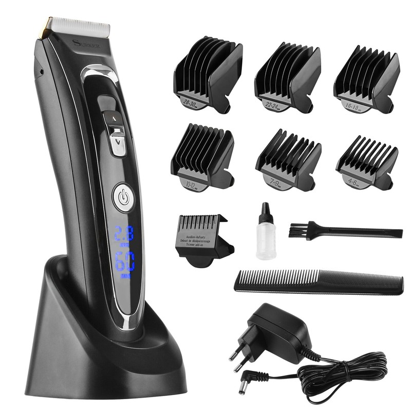 Profi Keramik Haarschneidemaschine Bartschneider Trimmer Rasierer Led Display De