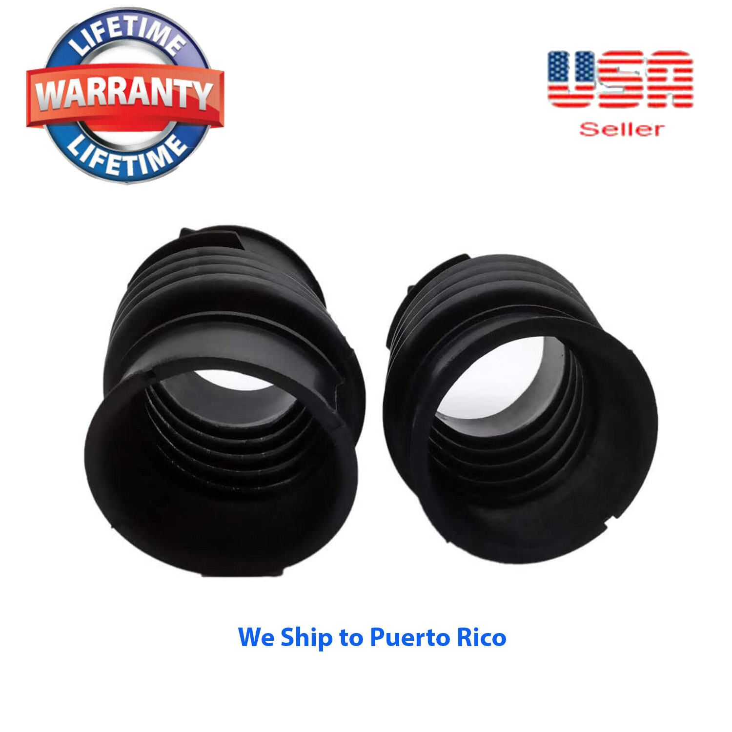 Set of 2 17881-0A060 Air intake hose with Clamps Fit TOYOTA  AVALON 2000-2004