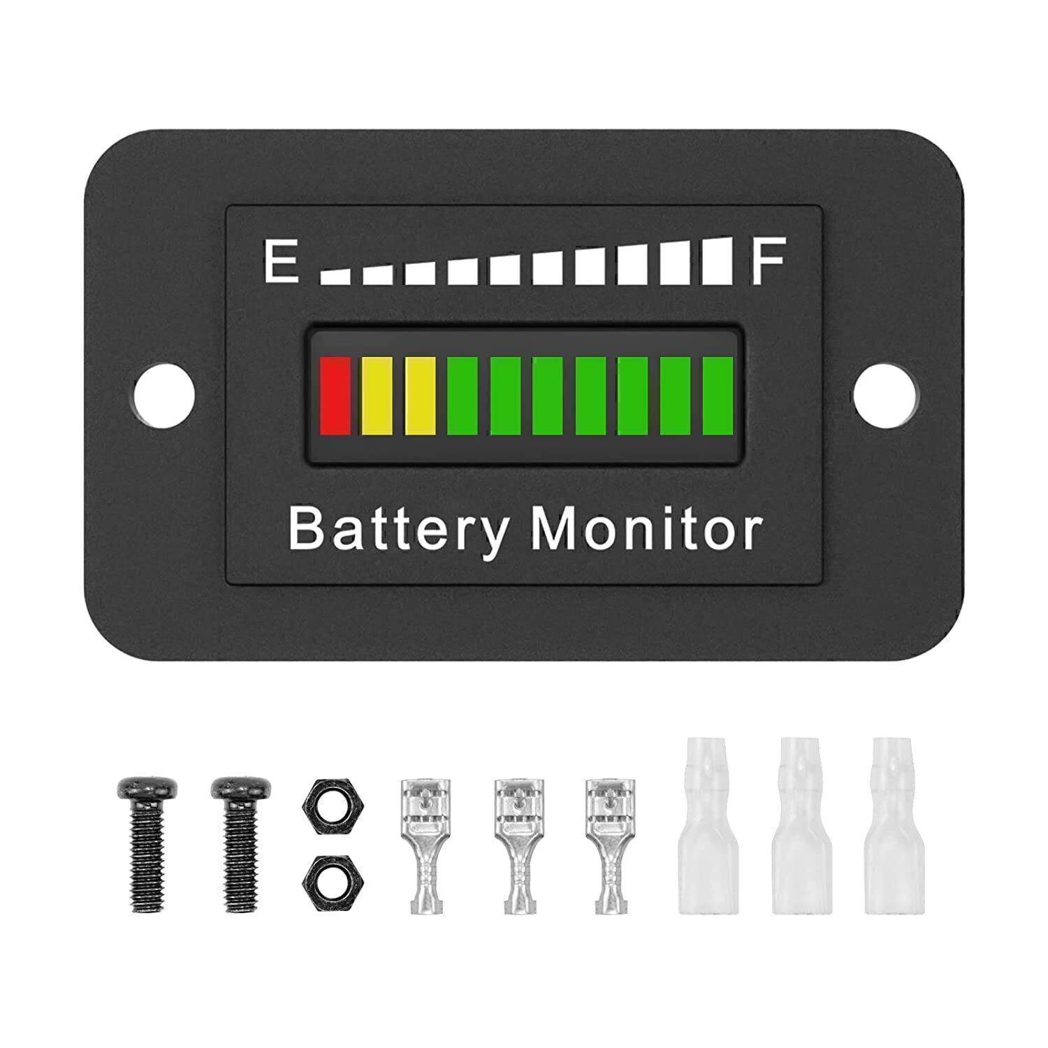 Cart Battery Meter Gauge For Ezgo Yamaha Club Car Golf Cart Accessories