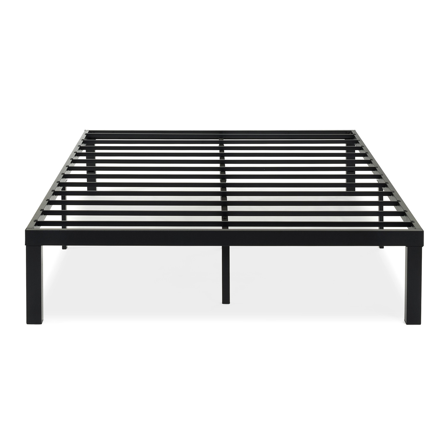 14'' Clip2Lock Heavy Duty Metal Platform Bed with Heavy Duty Steel Slat
