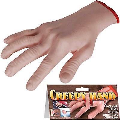 Dead Body Part LIFE SIZE SEVERED CREEPY HAND Zombie Thing 