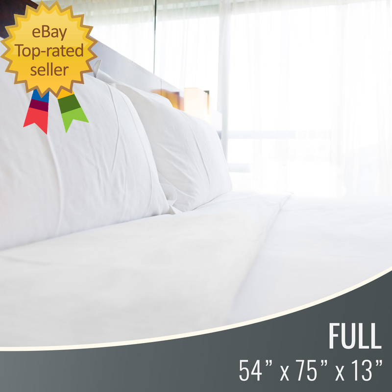 Waterproof Mattress Protector and Mattress Cover, Encased Zippered Fit, Full