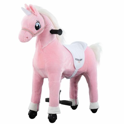 plush pony ride on
