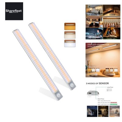 MERTTURM [2 Stück 160 LED Schrankbeleuchtung LED mit Bewegungsmelder, Wiedera...