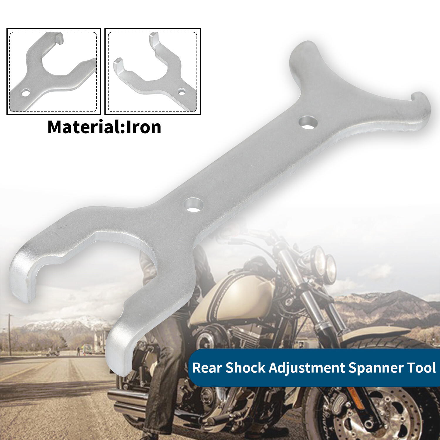 US Motor Rear Shock Adjustment Spanner Tool Wrench For Harley Street