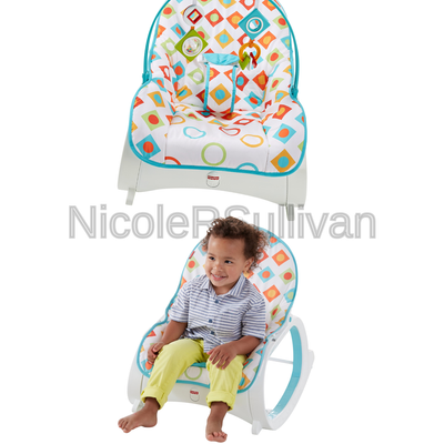 Fisher-Price Infant-to-Toddler Rocker, Geo Diamonds
