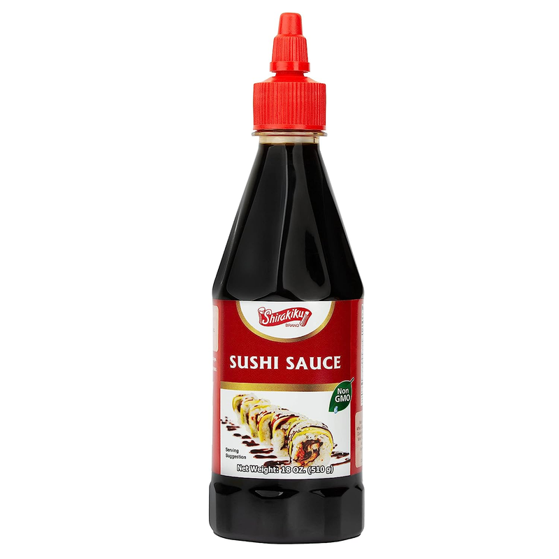 Japanese Sushi Sauce by Shirakiku Sweet and Savory Asian Sauce for Sushi 18 Oz