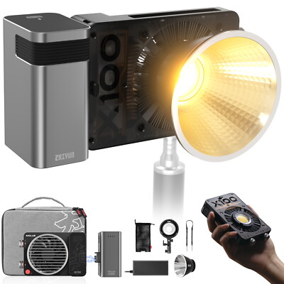 Zhiyun MOLUS X100 Combo V2 Upgraded Version LED Video Light Portable 100W