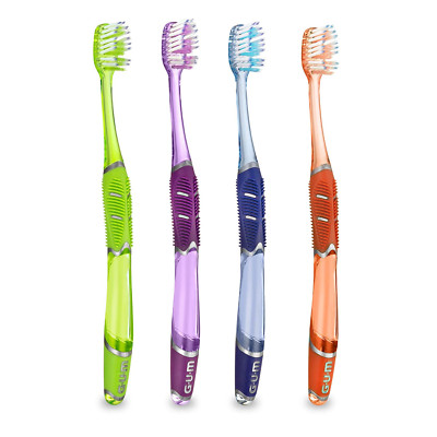 GUM - 525PH Technique Deep Clean Toothbrush, Compact Soft Bristles, Item 525 Pro