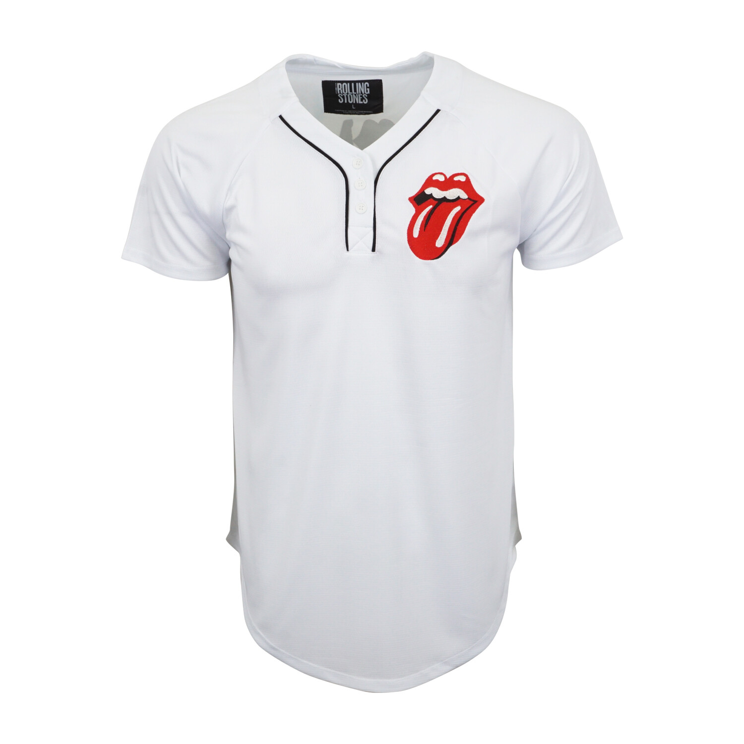 

ОФИЦИАЛЬНАЯ БЕЙСБОЛЬНАЯ ФУТБОЛКА THE ROLLING STONES, Белый