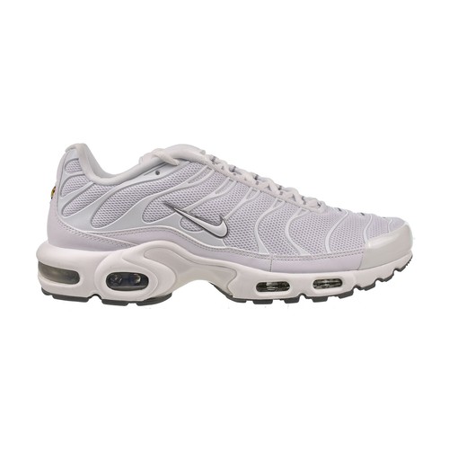 どぅーん Nike Air Max Plus Tn Leather White Grey Silver Mens Size
