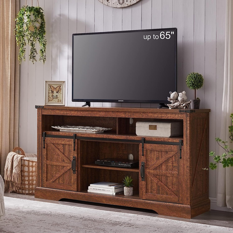 For 65+ Inch Tv, 33" Tall Highboy Entertainment Center W/sli