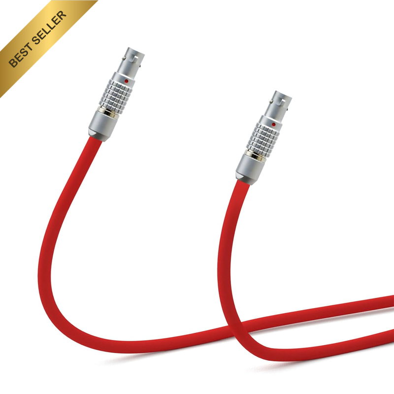 Ultra Soft 2 Pin to 2 Pin Power Cable for Teradek Bond, for ARRI Alexa, Z CAM E2