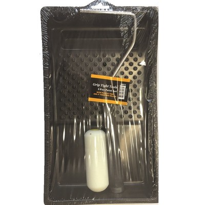 MKA3 Mini Paint Tray Set with Fabric Roller, 3-Piece Foam