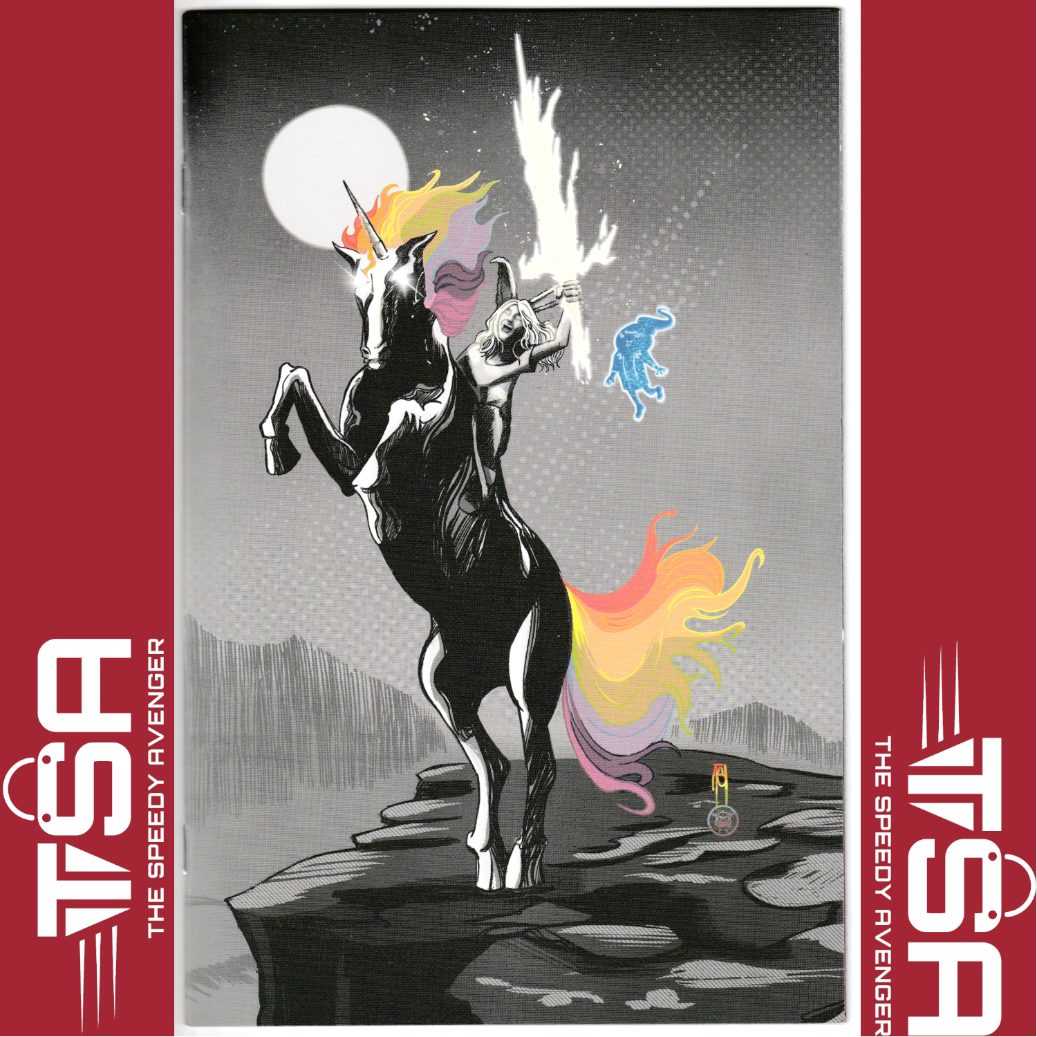 EIGHT BILLION GENIES #1 Joseph Schmalke Color Splash 4th Printing Virgin Variant