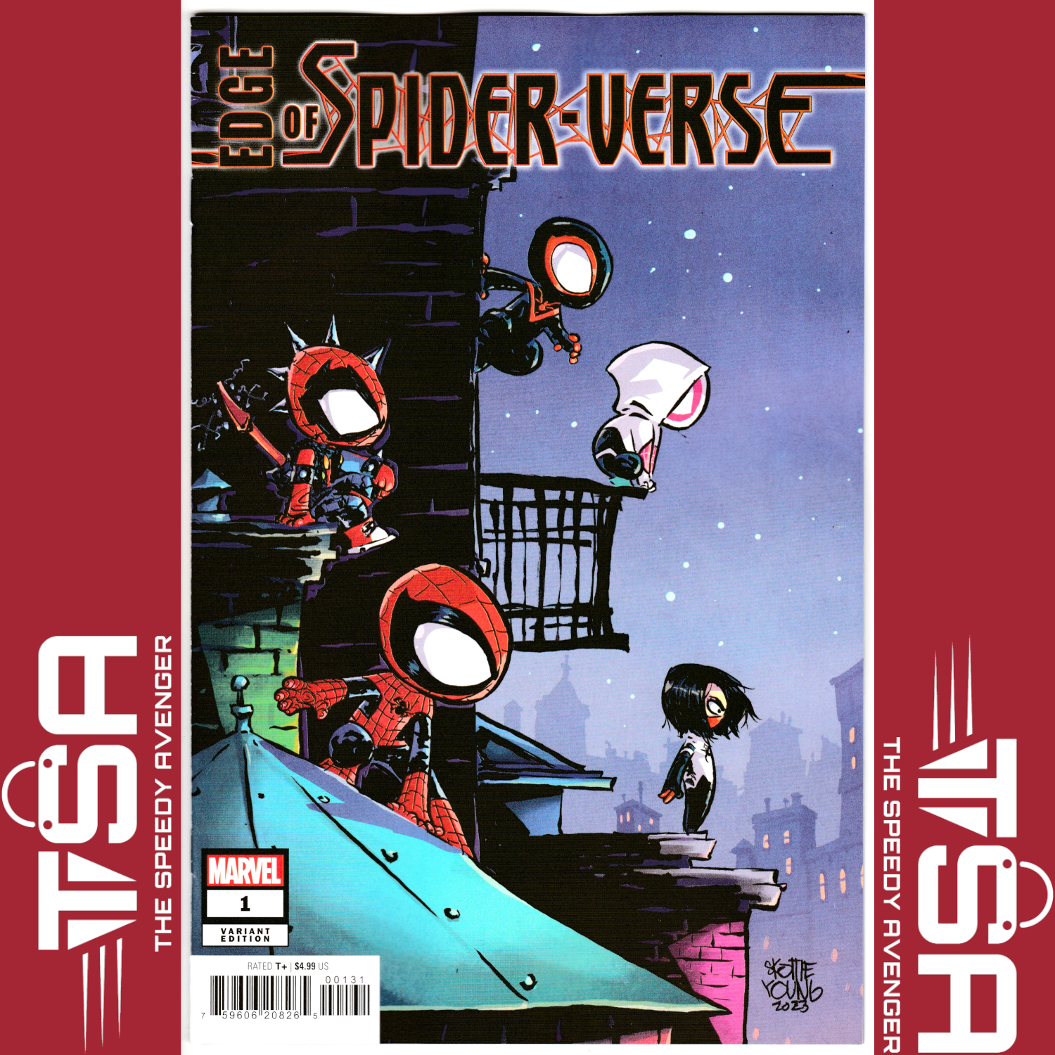 EDGE OF SPIDER-VERSE #1 (Vol 4) 2024 Skottie Young Variant WEAPON VIII KEY ISSUE