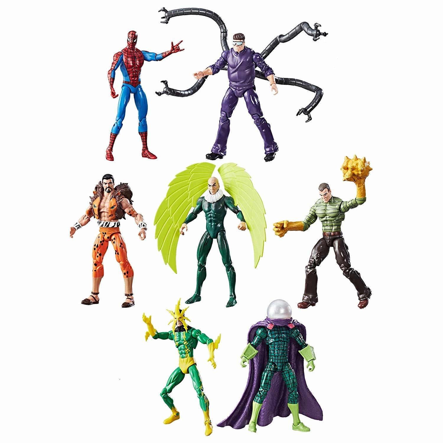 Marvel Legends Spider-Man vs. The Sinister Six Exclusive Action Figure 7-Pack