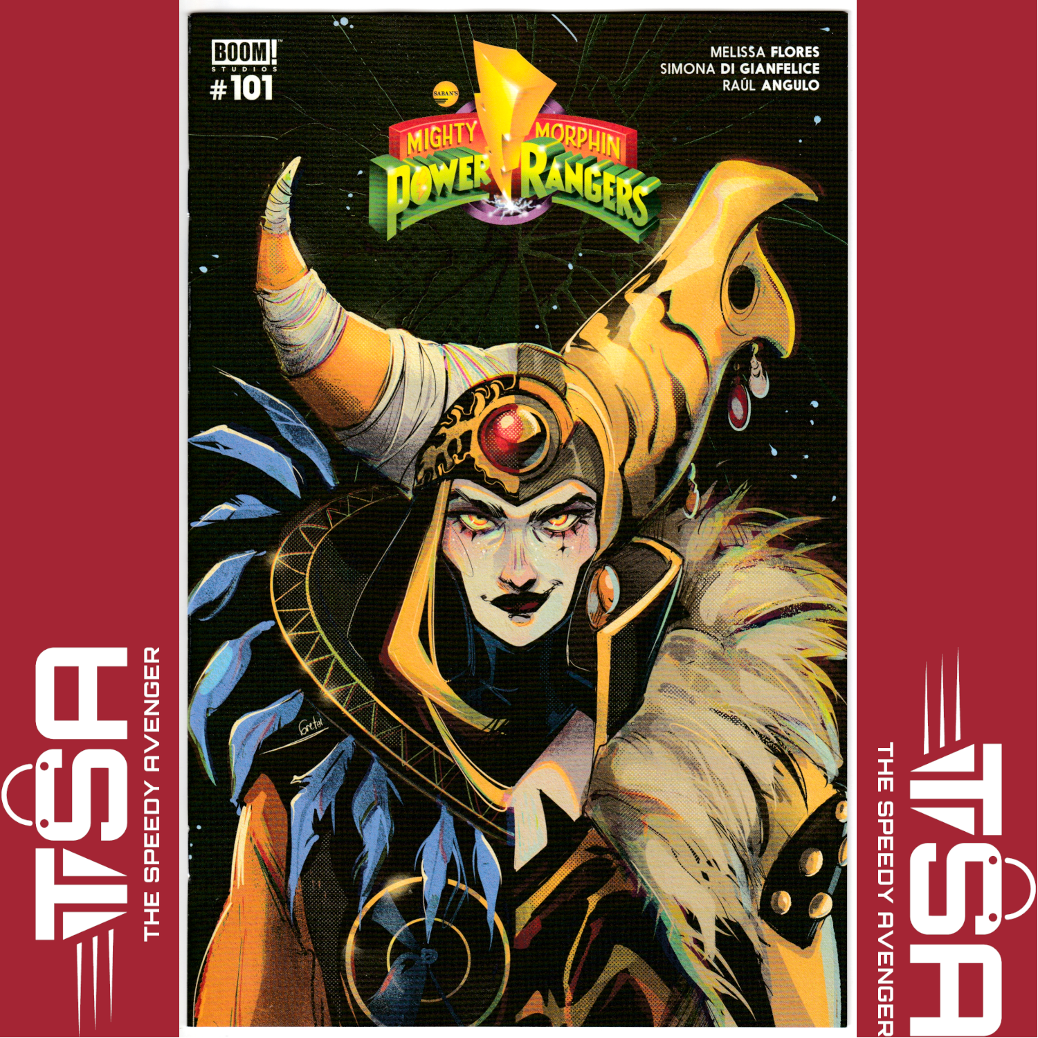 MIGHTY MORPHIN POWER RANGERS #101 (2022) Gretel Lusky Trade Variant ComicTom101