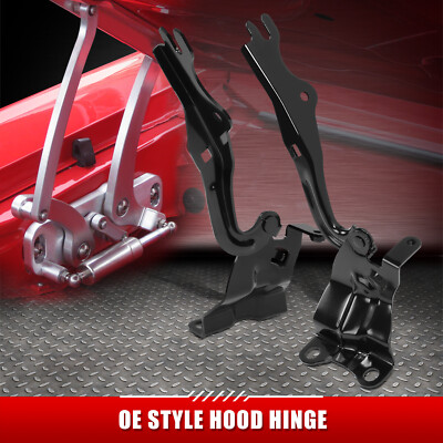 [2Шт] Для 10-12 Mazda 3 Стальной комплект шарниров капота в стиле OE для левой и правой стороны